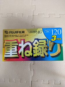 【新品未開封】 富士フイルム VHSビデオテープ 120分 3本パック　ジャンク