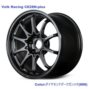 【納期要確認】Volk Racing CE28N-plus SIZE:7.5J-17 +44(F1) PCD:114.3-5H Color:MM ホイール4本セット