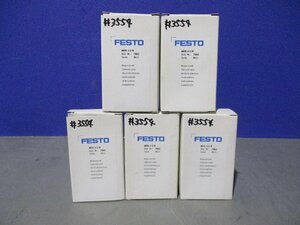 新古 FESTO MFH-3-1/8 ソレノイドバルブ 5個 (EBJR60508D035)