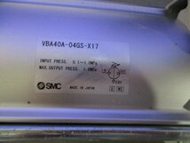 新古 SMC VBA40A-04GS-X17/G36-10-01 ANA1-04 増圧弁 VBAシリーズ (EBKR60509C001)_画像5