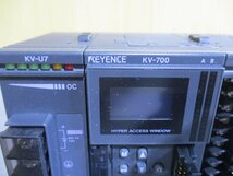 中古 KEYENCE KV-700/KV-U7/KV-B16XA*4/KV-B16TA*2/KV-B16RA (BALR60507B013)_画像2