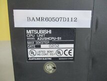 中古 MITSUBISHI CPU UNIT A2USHCPU-S1 CPUユニット (BAMR60507D112)_画像2