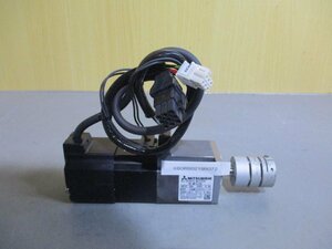 中古 MITSUBISHI AC SERVO MOTOR HC-MFS13B サーボモータ 100W (KBDR60219B072)