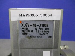 中古SMC 高真空L型バルブ XLGV-40-X1039(MAPR60513B054)