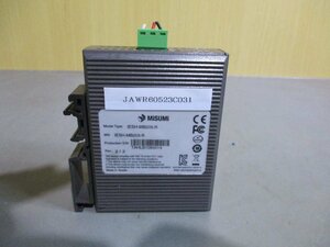 中古 MISUMI IESH-MB205-R 5/8ポートギガビットアンマネージド産業用スイッチングハブ (JAWR60523C031)