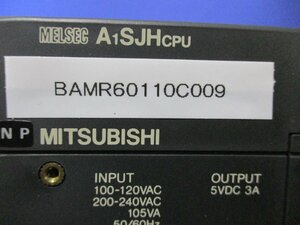 中古MITSUBISHI A1SJHCPU/A1SX42-S2*2/A1SY42*2 CPUユニット(BAMR60110C009)