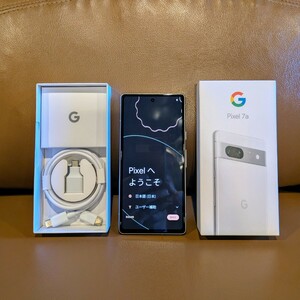 超美品 Google Pixel 7a SIMフリー 本体 ケース2つ付き