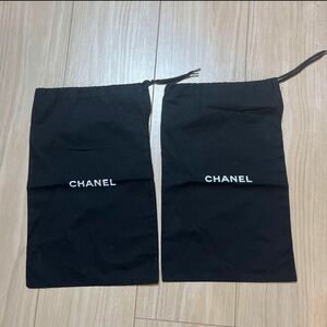 シャネル CHANEL 保存袋 布袋 巾着 巾着袋 巾着布袋 靴 袋　付属品