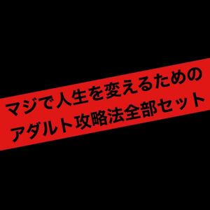 マジで月100万円稼ぐ！アダルトビジネスノウハウ全セット