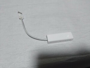 Apple純正　USB　LAN　変換アダプタ　A1277　有線LAN　イーサネット