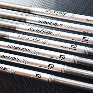 (#tbo)中古★エアロテック スチールファイバー★Steel Fiber i80cw フレックスS｜7本セットの画像1