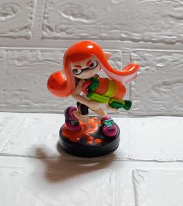 スプラトゥーン　amiibo　ガール　オレンジ　インクリング　Splatoon　アミーボ　Inkling