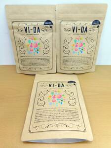 （未開封商品）なにわサプリ　VI-DA ヴィーダ　ピーチ風味　120g　栄養機能食品　3袋セット　シェイカー付き
