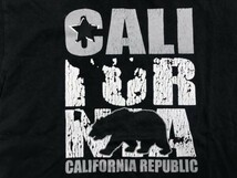 プロクラブ PRO CLUB カリフォルニア CALIFORNIA REPUBLIC アメカジ ストリート スーベニア 半袖Tシャツ カットソー メンズ M 黒_画像3