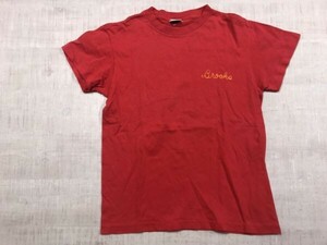 USA製 Ten STRIKE BY Americh アメカジ カリフォルニア製 カレッジ ワーク 90s 半袖Tシャツ カットソー メンズ XS 赤