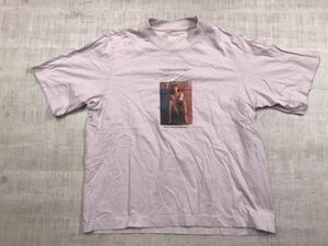 ユニクロ UNIQLO UT × 80s 名作 映画 フラッシュダンス コラボ クロップド 半袖フォトTシャツ カットソー レディース L ピンク