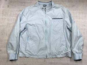 ギャップ GAP オールド レトロ オーセンティック アメカジ 古着 シングル ライダース ジャケット メンズ 大きいサイズ XL 水色