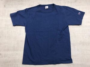 USA製 チャンピオン Champion T1011 アメカジ 無地 スポーツ 半袖Tシャツ カットソー メンズ M 紺