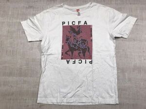 PICFA PICTURE + WELFARE Goo Tee GALLERY ギャラリー アート グッズ 半袖Tシャツ カットソー メンズ M 白