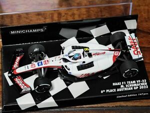 ハース F1 チーム VF-22 #47 M.シューマッハ 2022 オーストリアGP 1/43 PMA 417221147