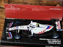 ハース F1 チーム VF-21 #47 M.シューマッハ 2021 ベルギーGP 1/43 PMA 417211347 M.シューマッハ ショップ 特注_画像2