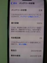 iPhone 15 Pro １２８GB ブルーチタニウム SIMフリー_画像9