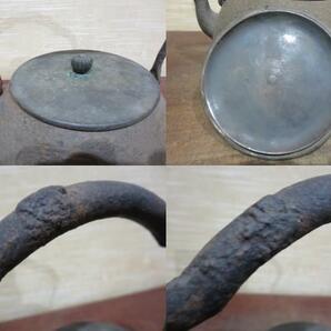 （古美術 鈴木） 銅蓋の日本軍隊記念鉄瓶 ６０４の画像5