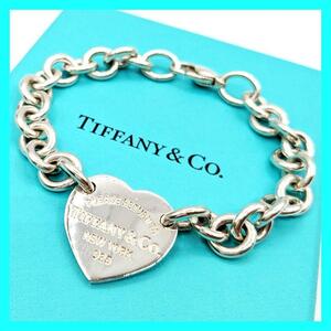 【最終値下げ】TIFFANY&Co. ティファニー リターントゥ ハートタグ チェーンブレスレット 925 シルバー リターン トゥ 美品 鏡面 綺麗