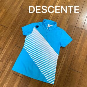 【DESCENTE】ゴルフ速乾シャツ　レディース