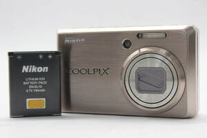【美品 返品保証】 ニコン Nikon Coolpix S600 4x バッテリー付き コンパクトデジタルカメラ v560