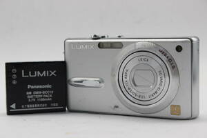 【返品保証】 パナソニック Panasonic LUMIX DMC-FX9 バッテリー付き コンパクトデジタルカメラ v574