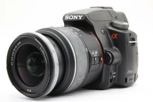 【返品保証】 ソニー Sony α55 DT 18-55mm F3.5-5.6 SAM デジタル一眼 ボディレンズセット v1195