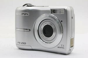 【返品保証】 【便利な単三電池で使用可】オリンパス Olympus FE-210 3x コンパクトデジタルカメラ v1598