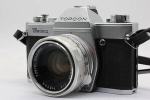 【返品保証】 トプコン Topcon Unirex UV Topcor 50mm F2 ボディレンズセット v1677