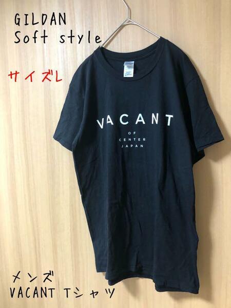 GILDAN Soft style メンズ　VACANT Tシャツ　サイズ　L