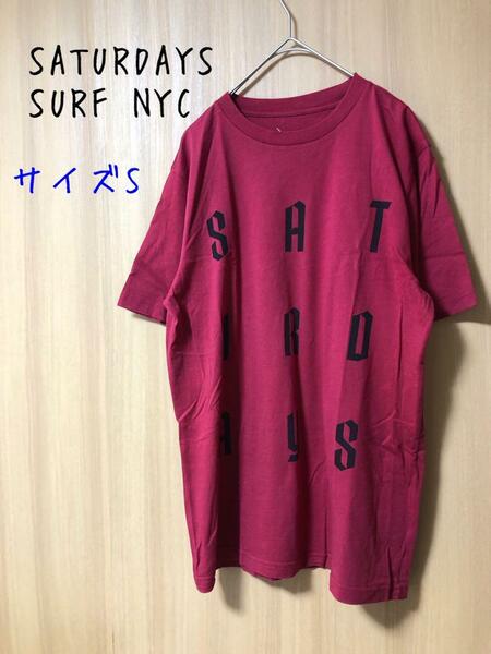 SATURDAYS SURF NYC コットンSATURDAYSTシャツ　S