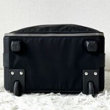 2368【美品・付属品完備】PRADA プラダ キャリーケース トラベル ビジネス 旅行鞄 バッグ トランク 三角ロゴ レザー ナイロン VV030M 現行_画像5