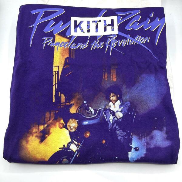 ★新品タグ付き一点物★KITH プリンス ヴィンテージ ボックスロゴTシャツ Prince PURPLE RAIN