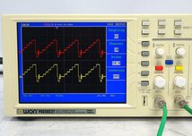 OWON PDS5022T 2chデジタルオシロスコープ（25MHz・100MS/s、ポジションダイヤル不具合）【中古/未校正/計測可】#403109_画像4