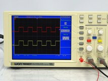 OWON PDS5022T 2chデジタルオシロスコープ（25MHz・100MS/s、ポジションダイヤル不具合）【中古/未校正/計測可】#403109_画像3