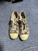 CONVERSE◆90s/MADE IN USA/jack purcell/ローカットスニーカー/US10/JP 28.5cm アメリカ製 チェック柄 コンバース_画像2