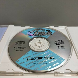 PC Engine SUPER CD-ROM2 SYSTEM PCエンジン パステル・ライム Lime 帯 ハガキ付 ナグザットの画像5
