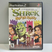 PS2 PlayStation2 海外版 北米版 プレイステーション2 PS2 ソフト プレステ2 SHREK SUPER PARTY シュレック TDK_画像1