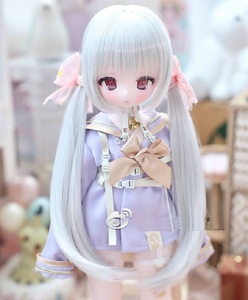  кукла для жаростойкий парик tsu Inte -ru8~9 дюймовый размер светло-серый 1/3 кукла сменный парик кукла товары 