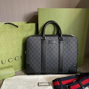 【お値下げ致しました】グッチ GUCCI バッグ ビジネスバッグ ブリーフケース 【GGスプリーム】 