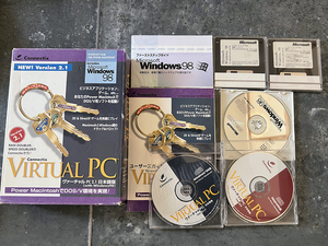 Microsoft Virtual PC v2.1 ＋ 3.0 for Power Macintosh with Windows ヴァーチャルPC（ Power Macintoshで Windows98が起動 ）