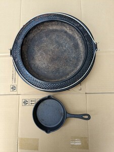  iron saucepan skillet south part iron vessel? retro 