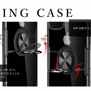 @スマホケース リング付き iphonXS MAX ケース 透明 折りたたみ 背面 リング