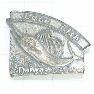 送料無料)DAIWA LOVE FISH カジキマグロ 魚 釣りピンバッジ PINS ピンズ A24502