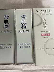  Sekkisei Shoop Lem milky lotion Ⅱ140ml×2 clear well ne fibre .ntoruwoshu160ml